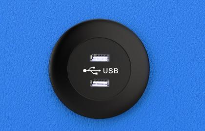 Dual USB Charging Port