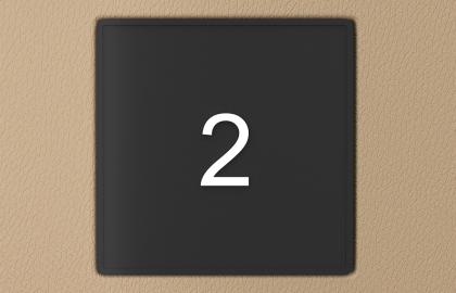 Square Light Row Lettering