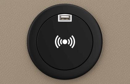 Wireless Charger with USB Charging Port